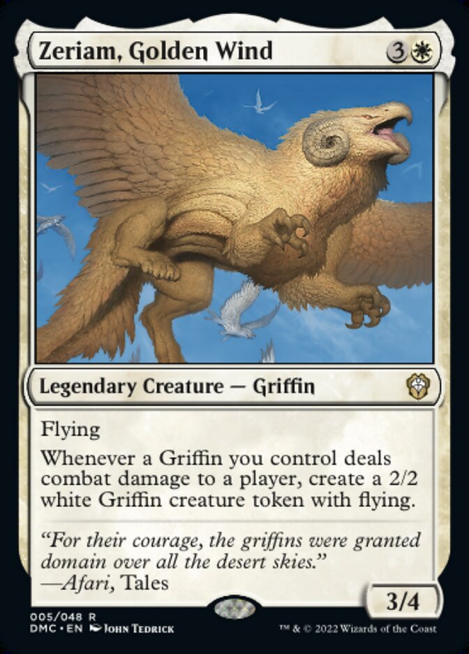 Zeriam, Golden Wind - Dominaria United Commander (DMC)