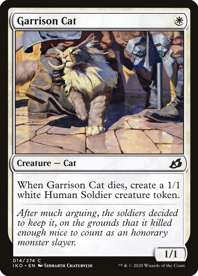 Garrison Cat - [Foil] Ikoria: Lair of Behemoths (IKO)