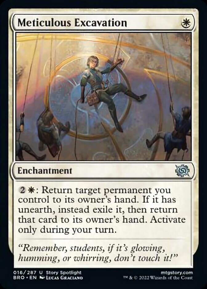 Meticulous Excavation - The Brothers' War (BRO)
