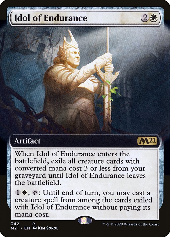 Idol of Endurance - [Extended Art] Core Set 2021 (M21)