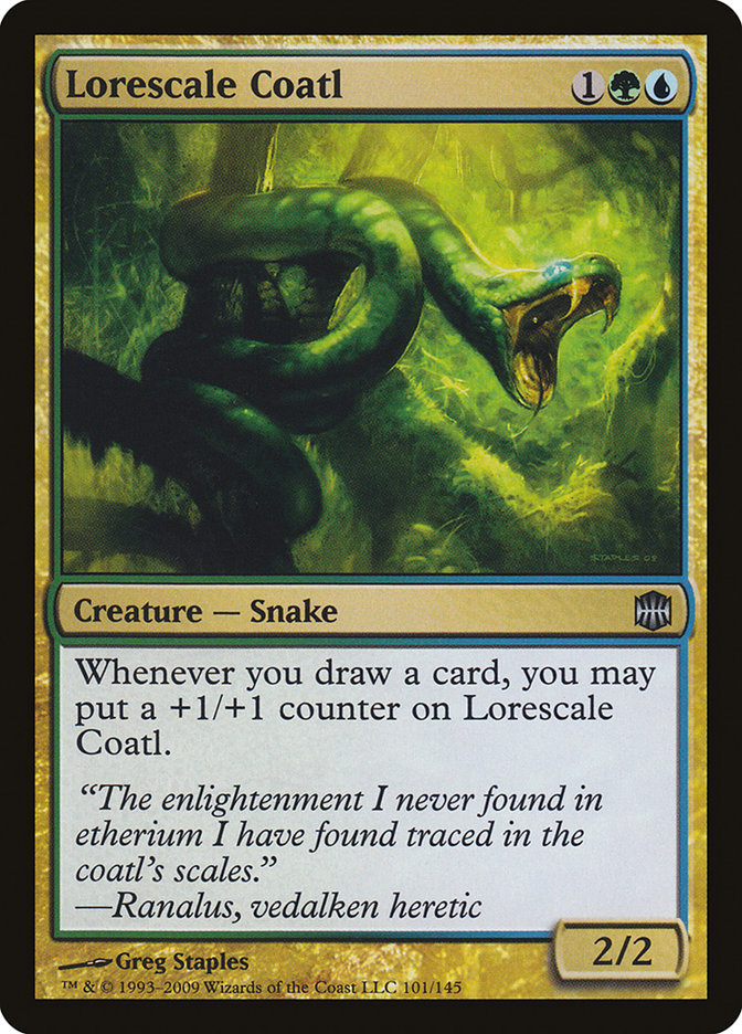 Lorescale Coatl - [Foil] Alara Reborn (ARB)