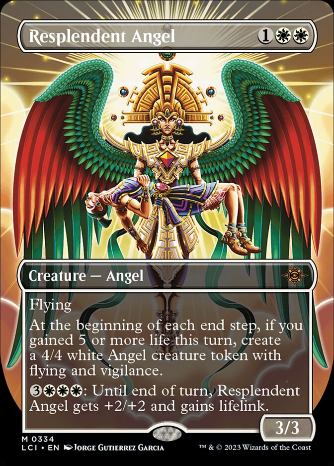 Resplendent Angel - [Borderless] The Lost Caverns of Ixalan (LCI)