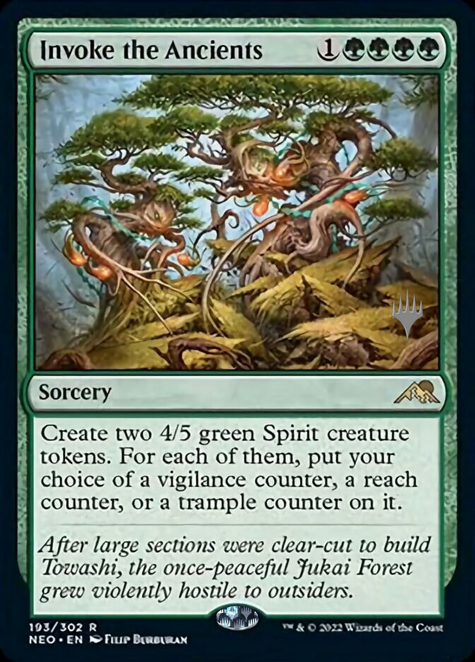 Invoke the Ancients - [Promo] Kamigawa: Neon Dynasty Promos (PNEO)