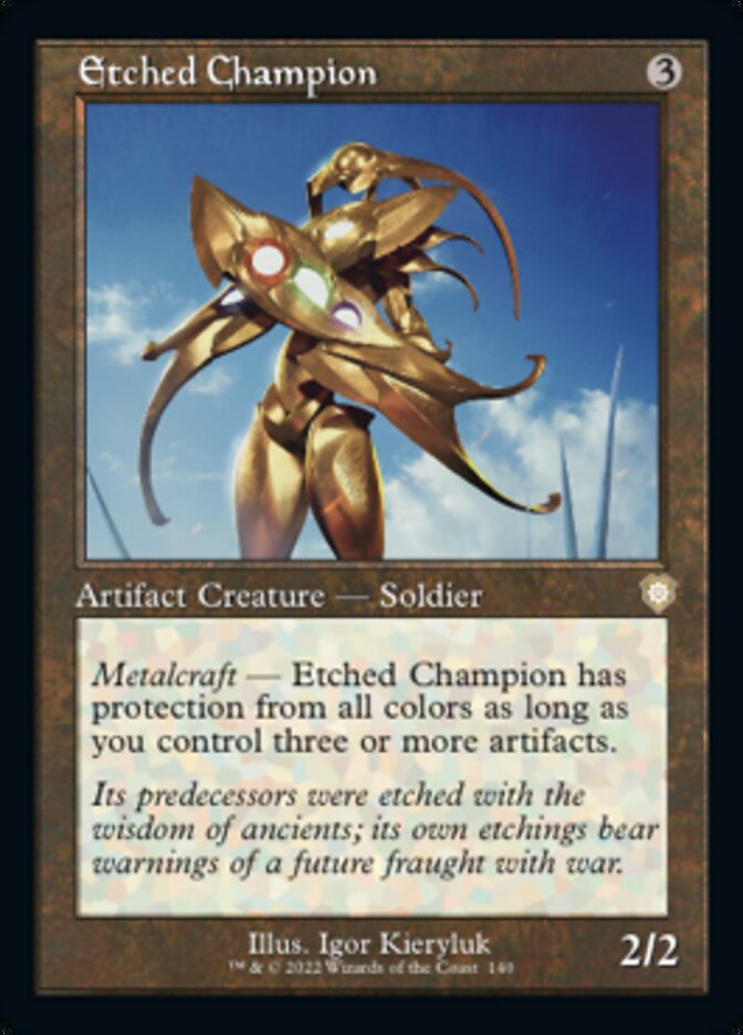Etched Champion - The Brothers' War Commander (BRC)