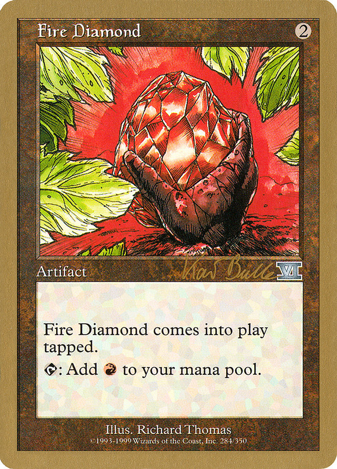 Fire Diamond - [Retro Frame] World Championship Decks 1999 (WC99)