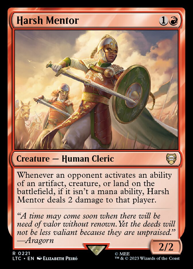 Harsh Mentor - Tales of Middle-earth Commander (LTC)