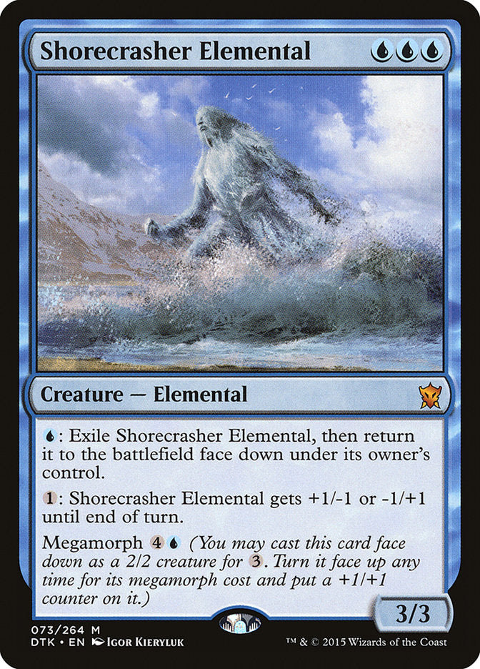 Shorecrasher Elemental - [Foil] Dragons of Tarkir (DTK)
