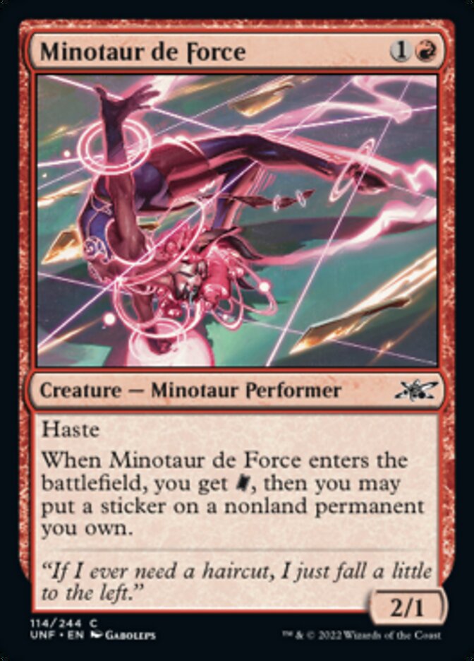 Minotaur de Force - Unfinity (UNF)