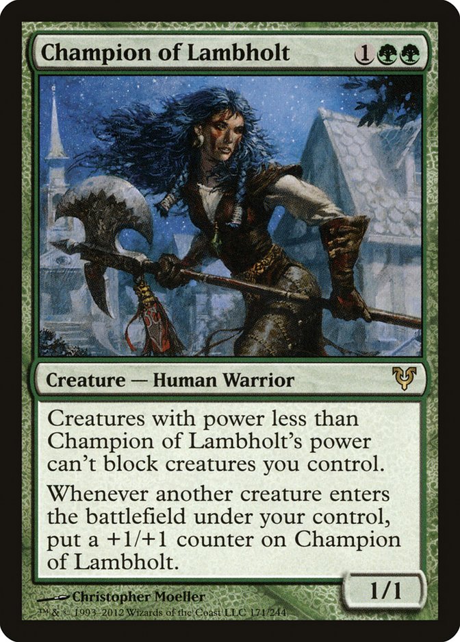 Champion of Lambholt - [Foil] Avacyn Restored (AVR)