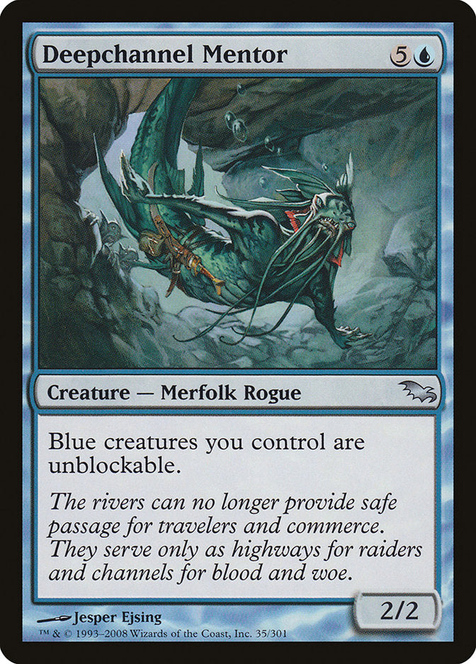 Deepchannel Mentor - [Foil] Shadowmoor (SHM)