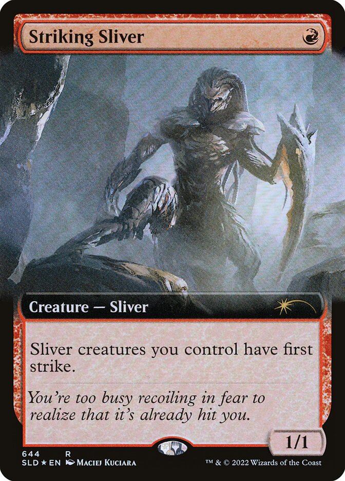 Striking Sliver (644) - [Foil, Extended Art] Secret Lair Drop (SLD)