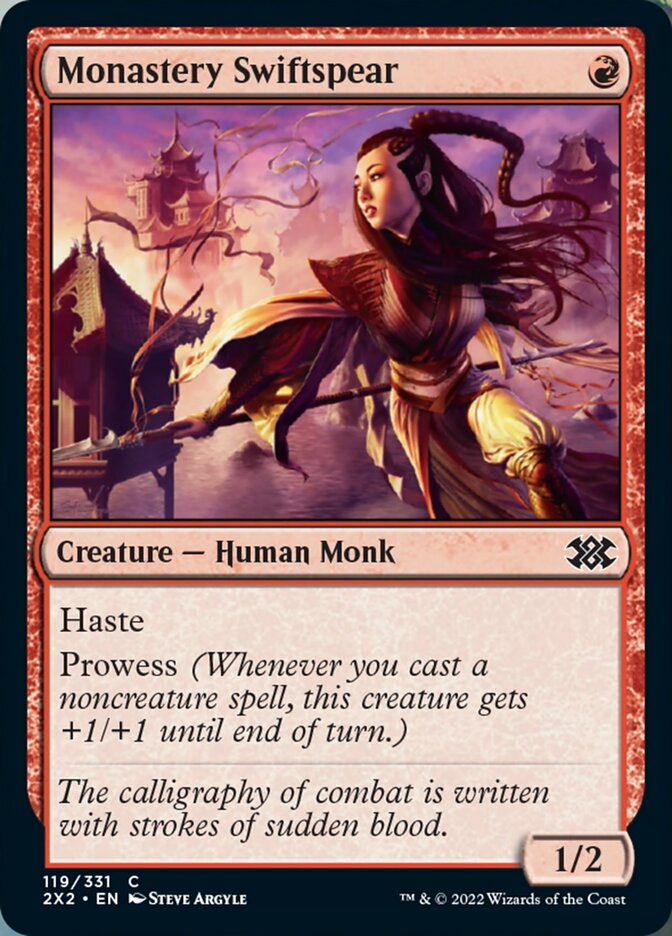 Monastery Swiftspear - [Foil] Double Masters 2022 (2X2)