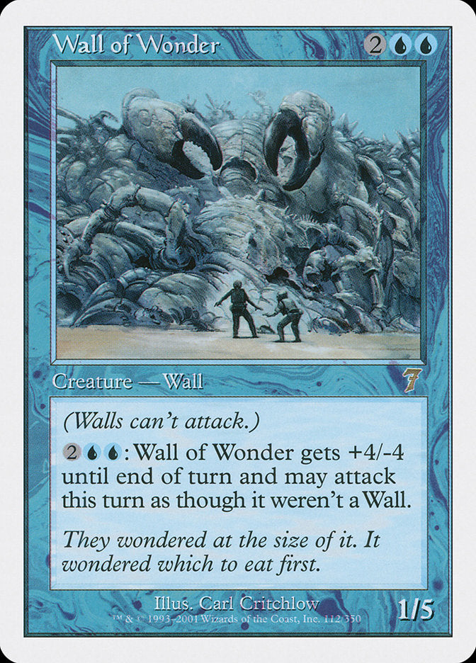 Wall of Wonder - [Foil] Seventh Edition (7ED)