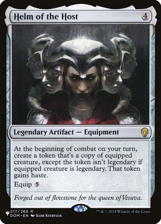 Helm of the Host - The List (PLIST)