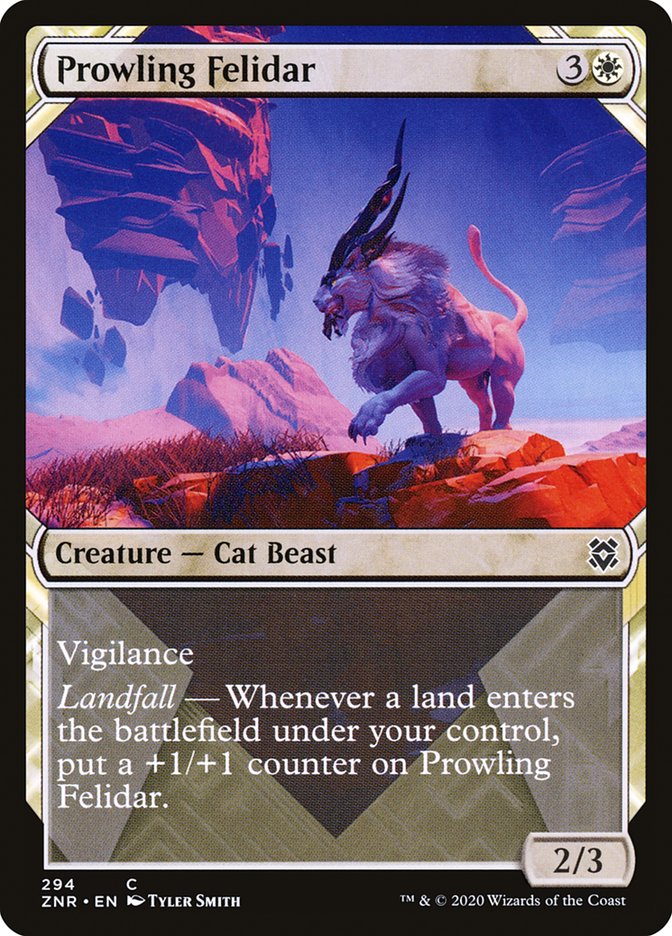 Prowling Felidar - [Foil, Showcase] Zendikar Rising (ZNR)