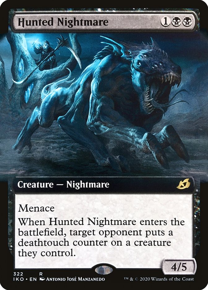 Hunted Nightmare - [Foil, Extended Art] Ikoria: Lair of Behemoths (IKO)