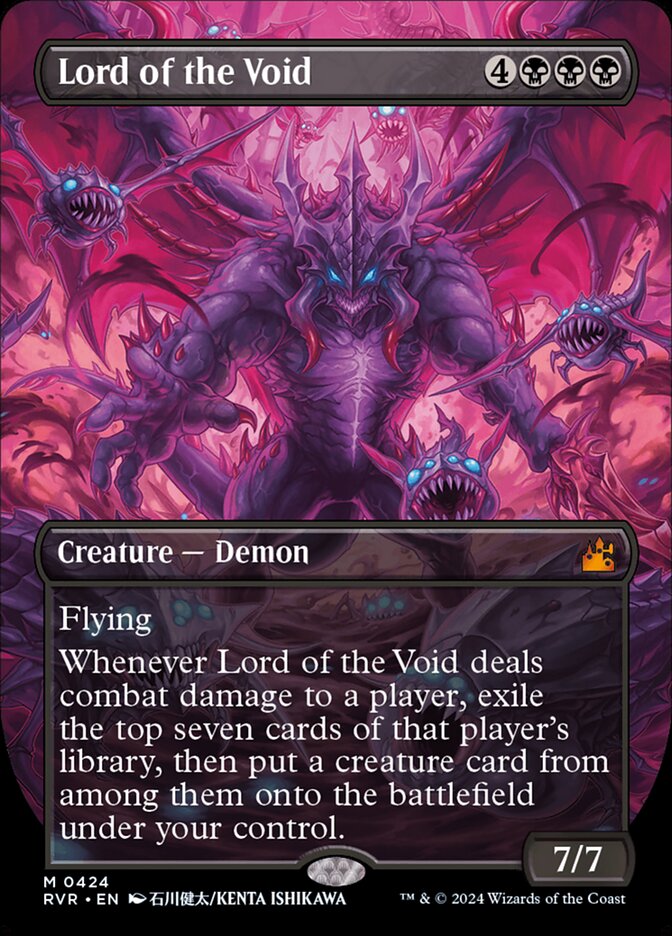 Lord of the Void - [Foil, Borderless] Ravnica Remastered (RVR)