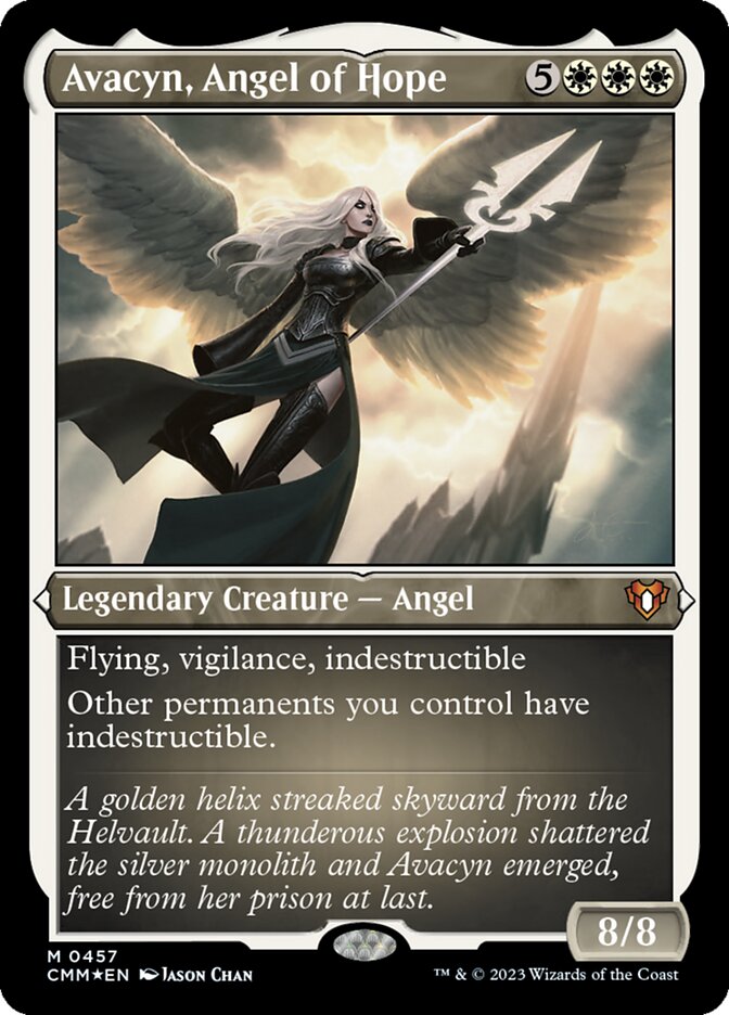 Avacyn, Angel of Hope - [Etched Foil] Commander Masters (CMM)