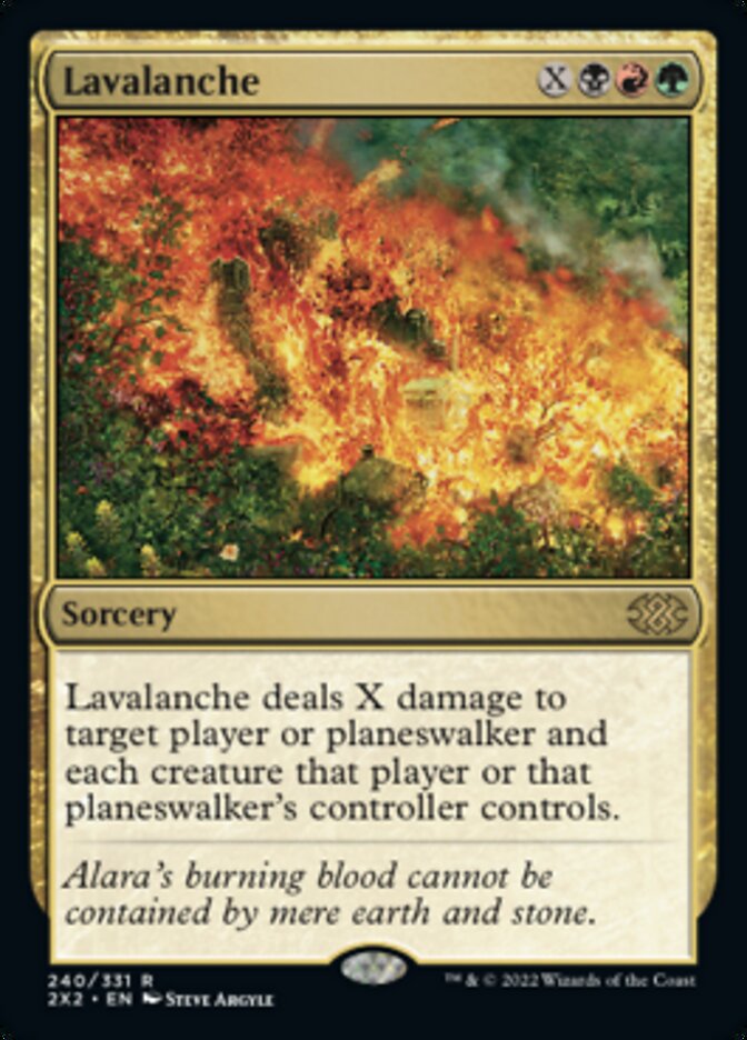Lavalanche - [Foil] Double Masters 2022 (2X2)