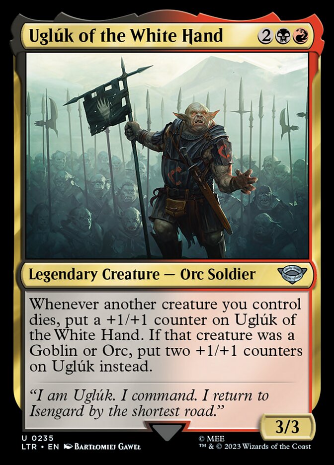 Uglúk of the White Hand - [Foil] The Lord of the Rings: Tales of Middle-earth (LTR)