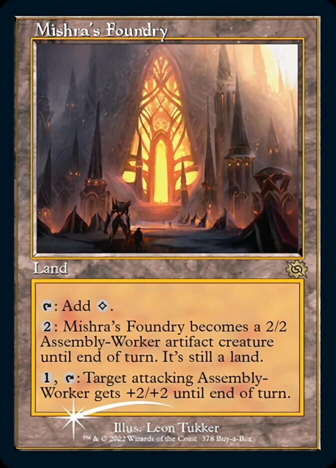 Mishra's Foundry - [Foil, Promo] The Brothers' War (BRO)