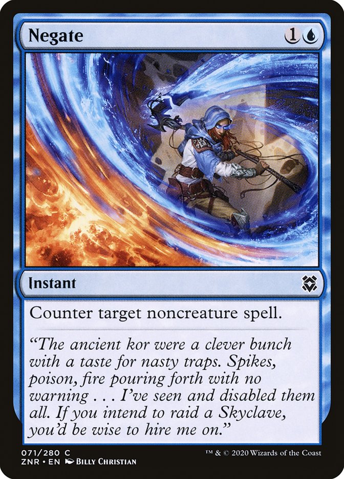 Negate - [Foil] Zendikar Rising (ZNR)