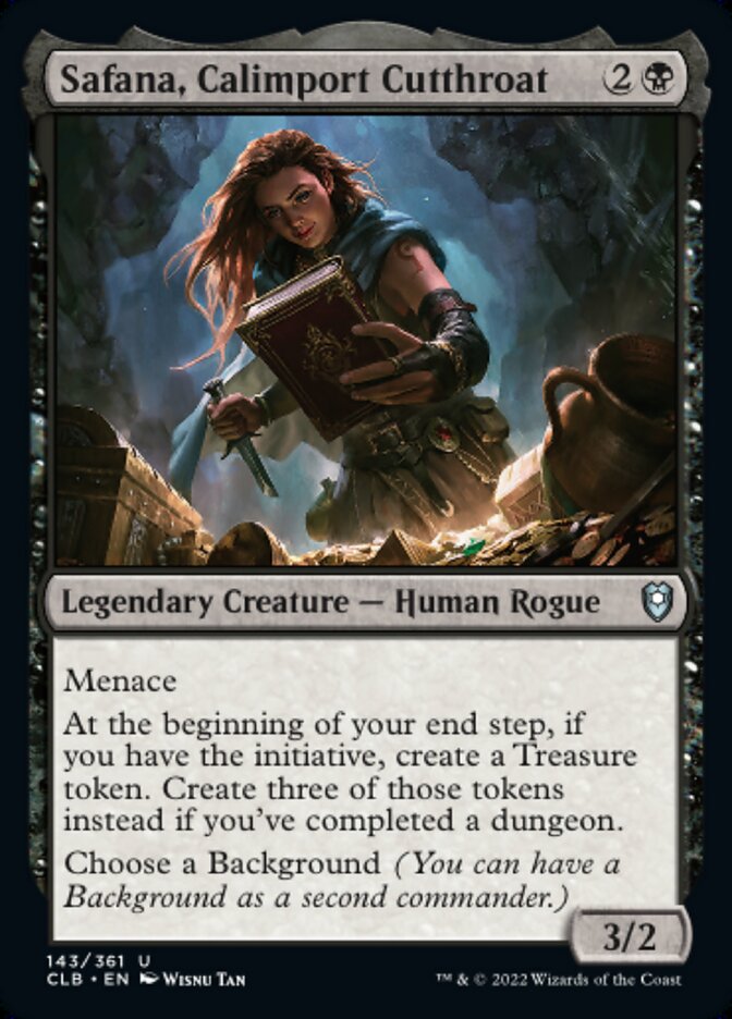 Safana, Calimport Cutthroat - Commander Legends: Battle for Baldur's Gate (CLB)