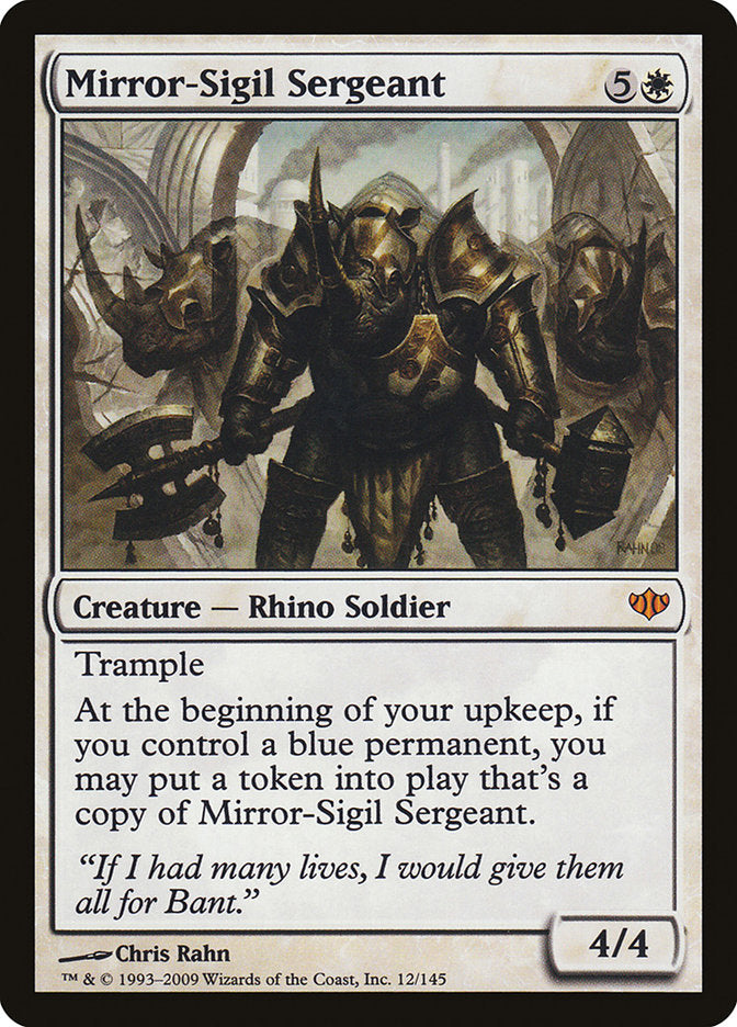 Mirror-Sigil Sergeant - [Foil] Conflux (CON)
