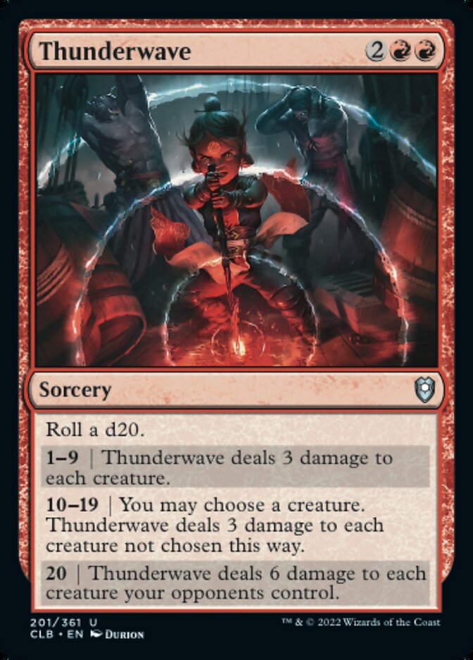 Thunderwave - [Foil] Commander Legends: Battle for Baldur's Gate (CLB)
