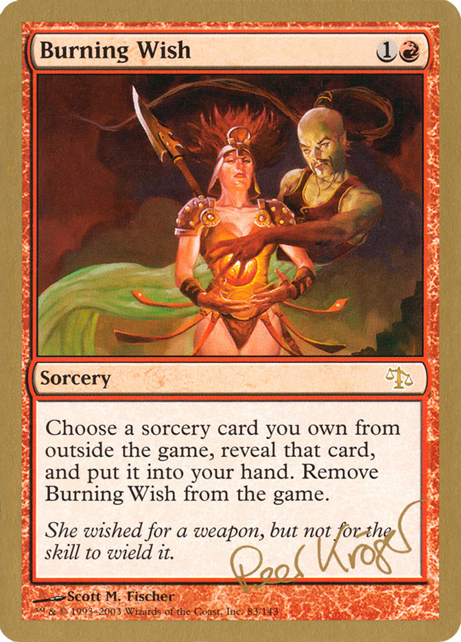 Burning Wish - World Championship Decks 2003 (WC03)