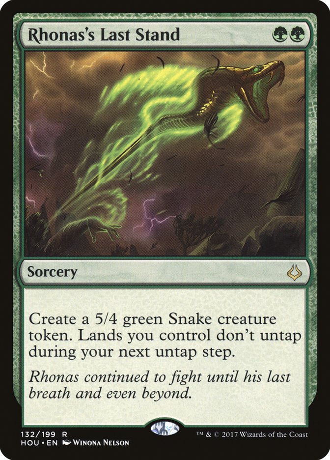 Rhonas's Last Stand - [Foil] Hour of Devastation (HOU)