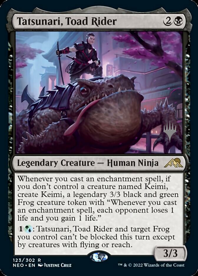 Tatsunari, Toad Rider - [Promo] Kamigawa: Neon Dynasty Promos (PNEO)