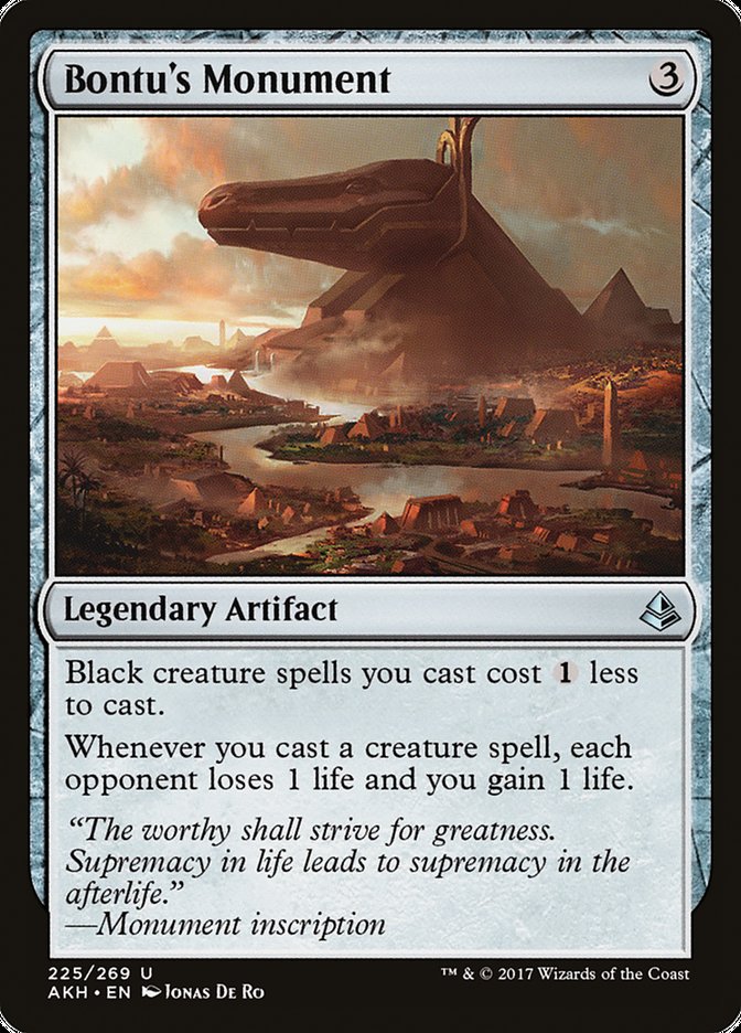 Bontu's Monument - [Foil] Amonkhet (AKH)