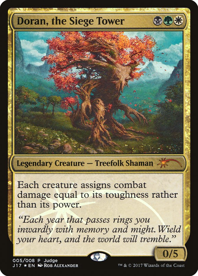 Doran, the Siege Tower - [Foil, Promo] Judge Gift Cards 2017 (J17)