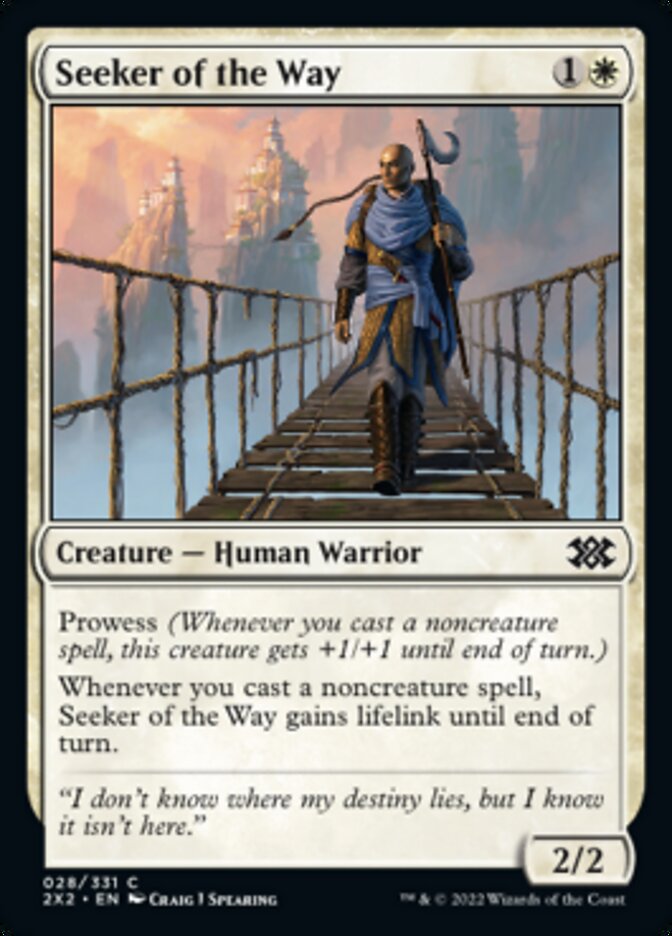 Seeker of the Way - [Foil] Double Masters 2022 (2X2)