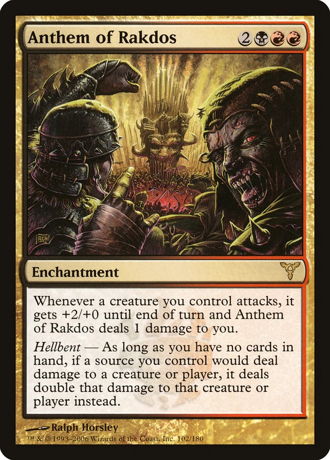 Anthem of Rakdos - [Foil] Dissension (DIS)