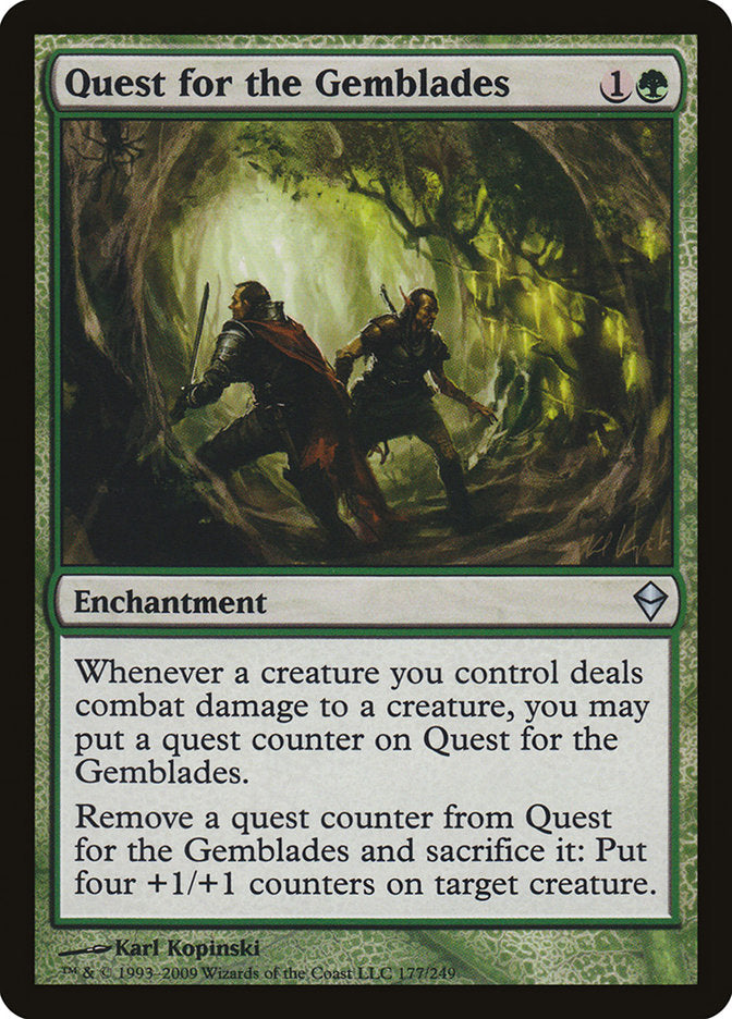 Quest for the Gemblades - [Foil] Zendikar (ZEN)