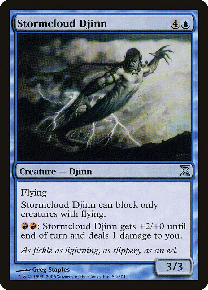 Stormcloud Djinn - [Foil] Time Spiral (TSP)