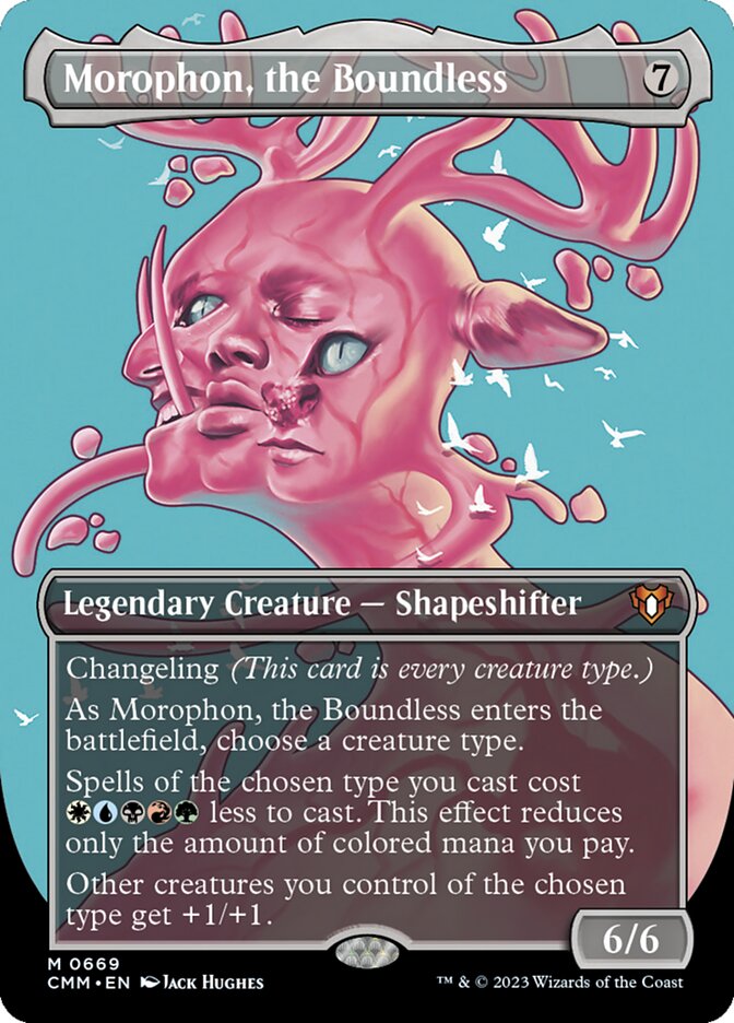 Morophon, the Boundless - [Foil, Borderless] Commander Masters (CMM)