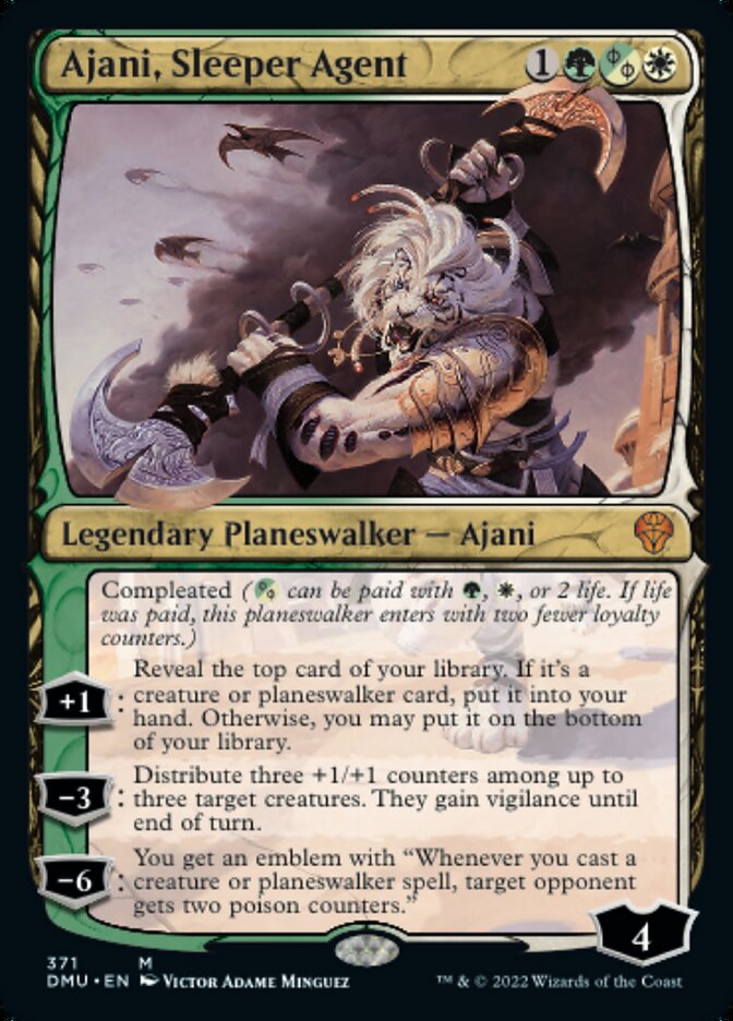 Ajani, Sleeper Agent - [Foil, Showcase] Dominaria United (DMU)