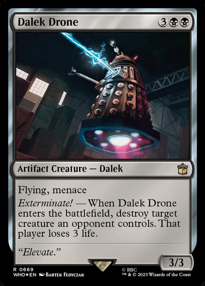 Dalek Drone - [Surge Foil] Doctor Who (WHO)