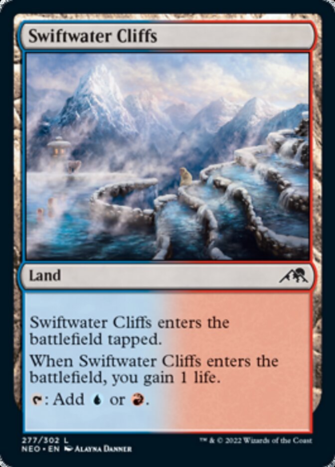 Swiftwater Cliffs - [Foil] Kamigawa: Neon Dynasty (NEO)