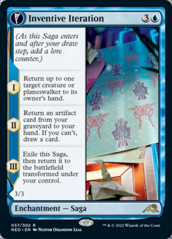 Inventive Iteration // Living Breakthrough - [Foil] Kamigawa: Neon Dynasty (NEO)