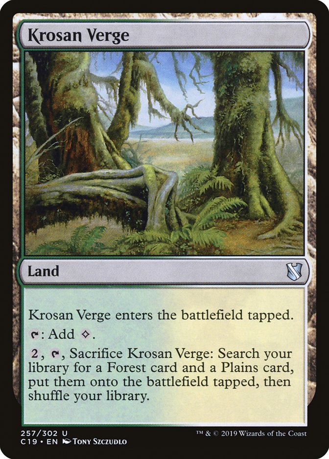 Krosan Verge - Commander 2019 (C19)