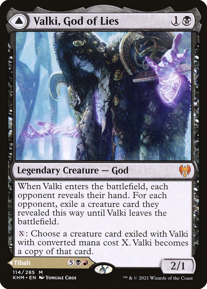 Valki, God of Lies // Tibalt, Cosmic Impostor - [Foil] Kaldheim (KHM)