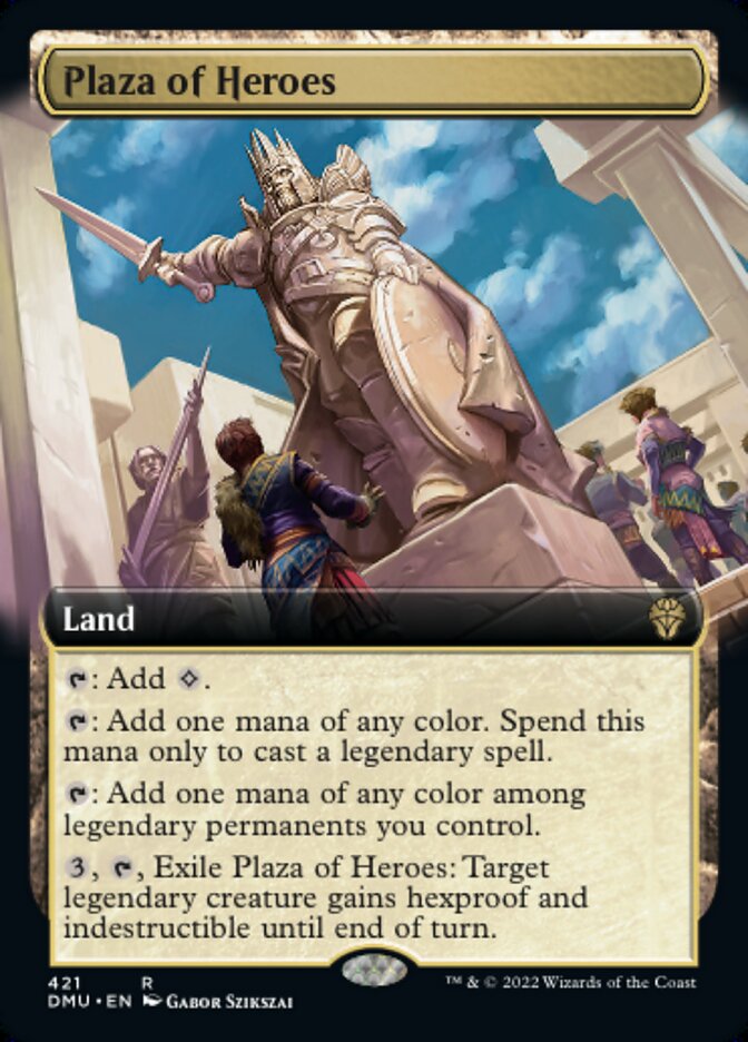 Plaza of Heroes - [Extended Art] Dominaria United (DMU)