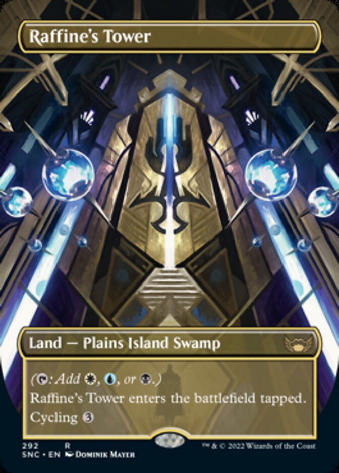 Raffine's Tower - [Foil, Borderless] Streets of New Capenna (SNC)