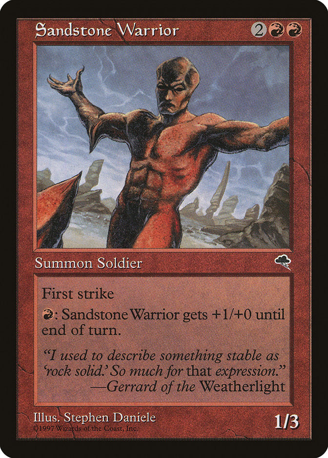 Sandstone Warrior - [Retro Frame] Tempest (TMP)