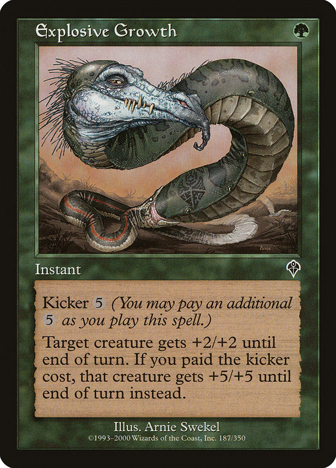 Explosive Growth - [Foil, Retro Frame] Invasion (INV)