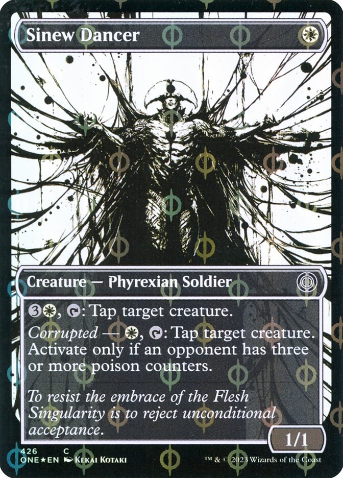 Sinew Dancer - [Step and Compleat Foil, Showcase] Phyrexia: All Will Be One (ONE)